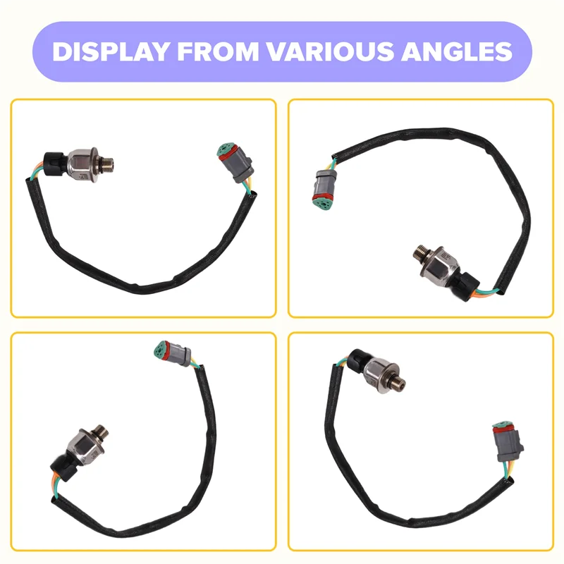Sensor de pressão resistente para Caterpillar CAT C7 3126 C15 MXS BXS NXS 224-4536 194-6726 3PP6-1