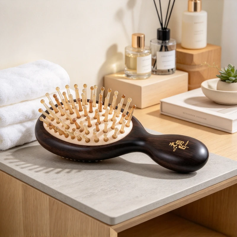 peigne-a-cheveux-avec-coussinet-en-corne-naturelle-brosse-de-massage-du-cuir-chevelu-compacte-et-portable-base-flexible-durable-format-de-poche-cadeau-de-voyage