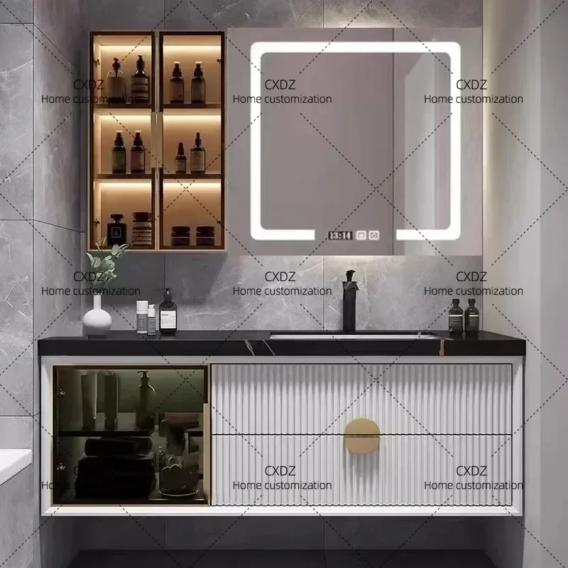 XX Round Toilet Luxury Bathroom Cabinet Modern Classic Washroom Hotel Bathroom Cabinet  Home Furnit