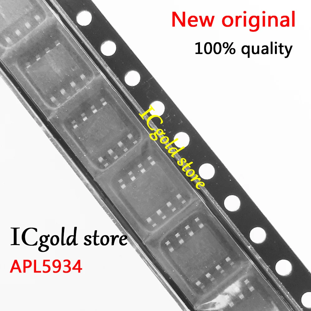 10pieces APL5934 APL5934D APL5934DKAI APL5934KAI SOP-8 chipset