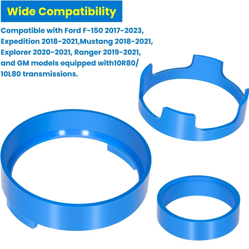 10R80 Transmission Piston Compressor Tool & Snap Ring Removal Kit For GM 10L80, Ford F150, Mustang, Expedition, Ranger, Explorer