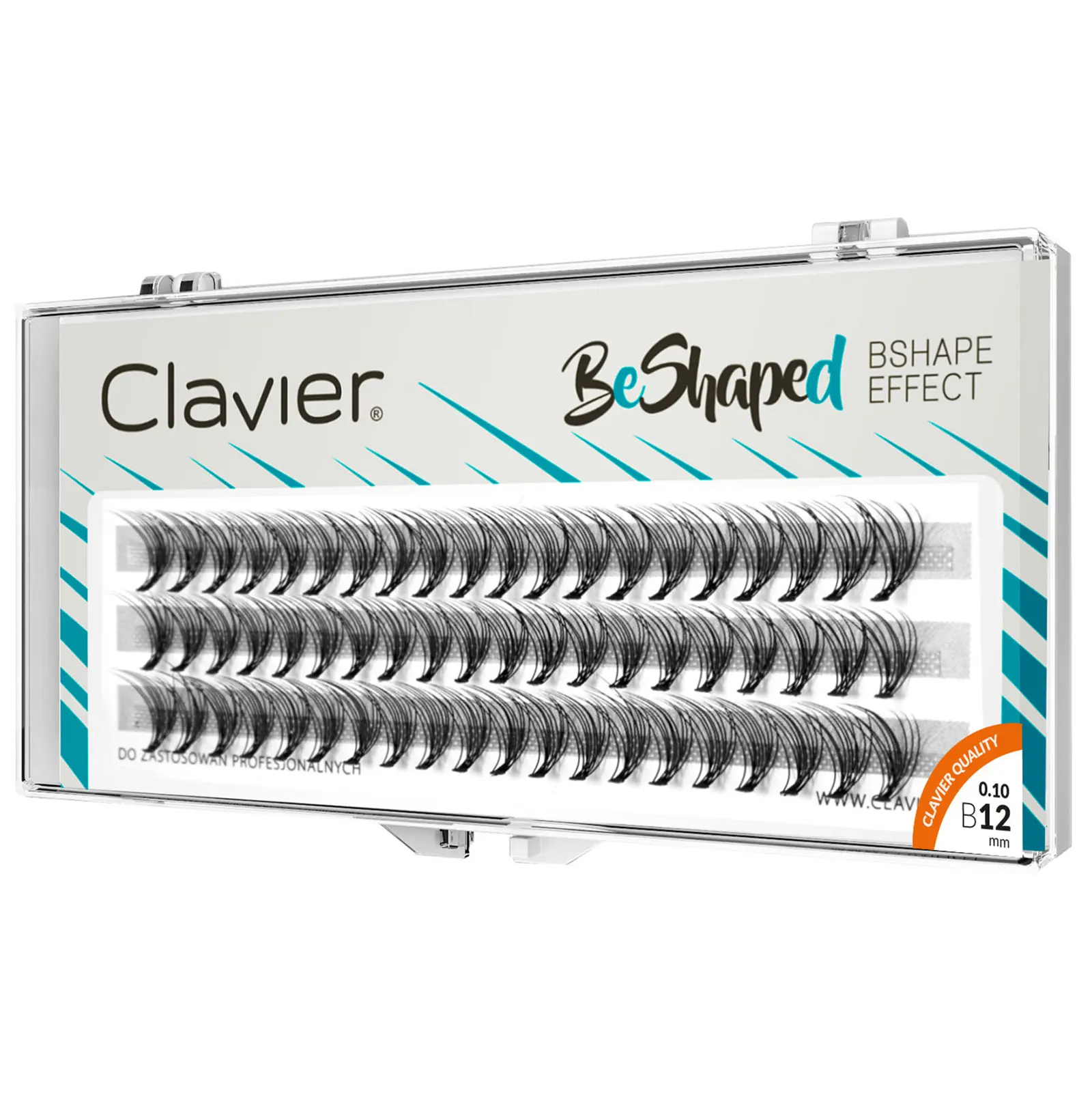 Clavier Fächerförmige Wimpern Außergewöhnliche natürliche Tuft Lash 10D Individuelle Cluster-Wimpernverlängerung Professionelles Make-up Zilien – Detail 11