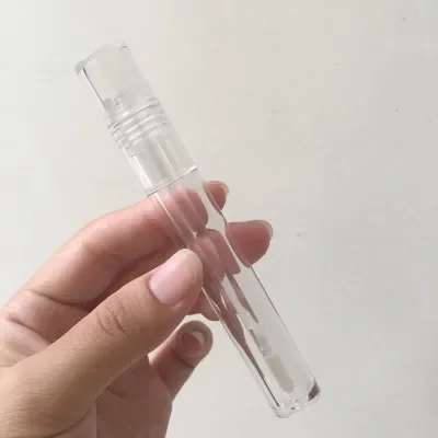 10/30Pcs 5ml โปร่งใสคอนเทนเนอร์ลิปกลอสหลอดรอบ CLEAR เครื่องสําอางค์ Lipgloss Tube บรรจุภัณฑ์ลิปกลอสหลอด Wand