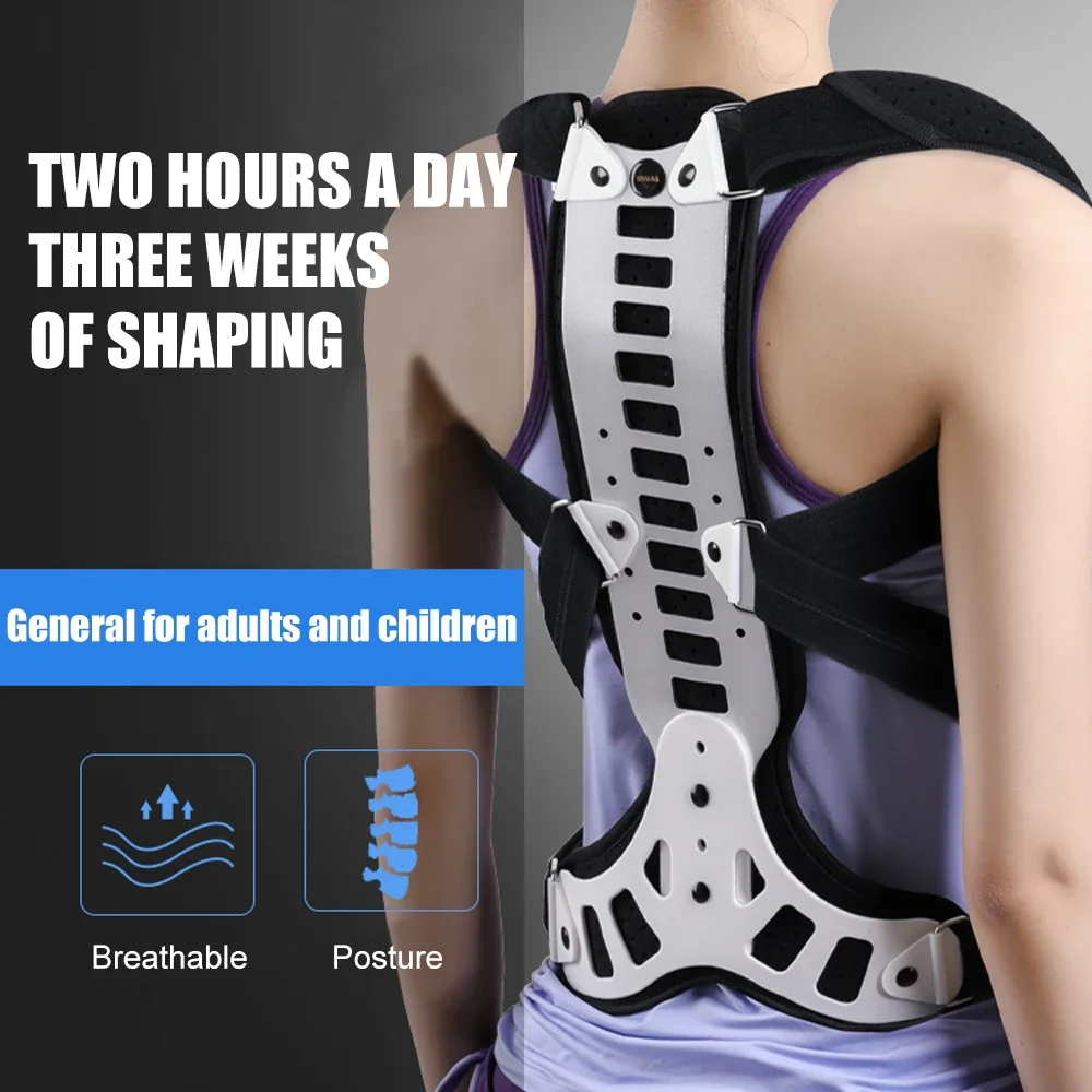 Tcare Posture Corrector Back Support Comfortable Back and Shoulder Brace for Adult Student Medical Device To Improve Bad Posture