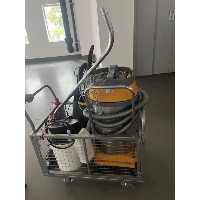 تحميل عربة يدوية قابلة للطي بوزن 500 كجم مع ألواح جانبية شبكية لنقل جرد السوبر ماركت وبيع السوق الخارجية #6