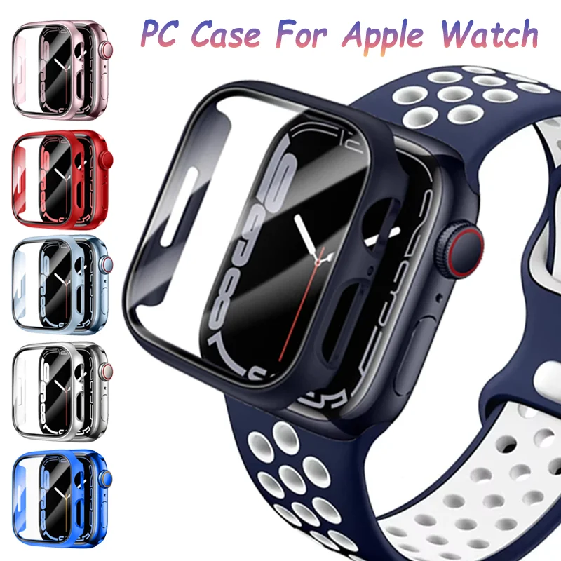 PC Case For Apple Watch Ultra 3 49mm 11 10 46mm 42mm Shock-proof Dustproof Screen Protector Shell iWatch 9 8 7 6 5 4 SE 45、41mm