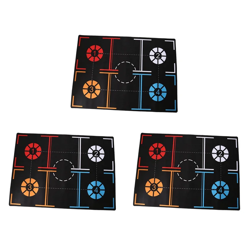 L71A 3X Standaard Basketbal Training Antislip Voet Oefenmat Dribble Controle Extra Voetstap Mat 108X76Cm Voor volwassenen