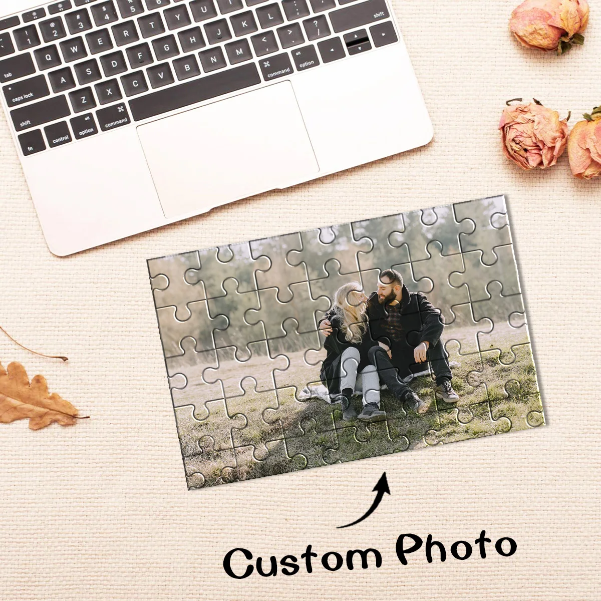 

romantic couple Custom Photo Customizable Picture Custom DIY Personalised Photo Portrait Puzzles Custom Puz