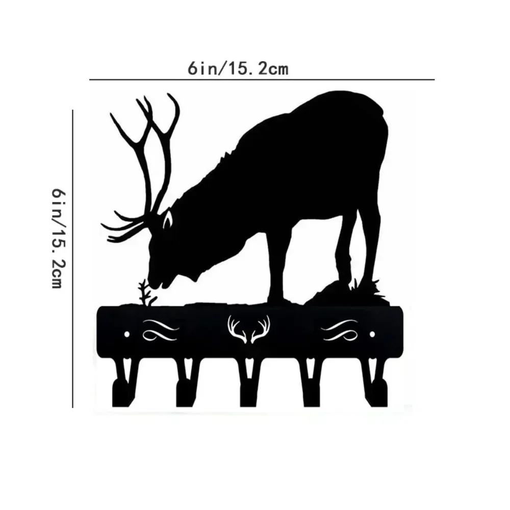 ascinating 1pc Elk Bull Key Rack Hanger – Intriguing Wall Mounted Hook and Pendant. Wall Art and Home Decor