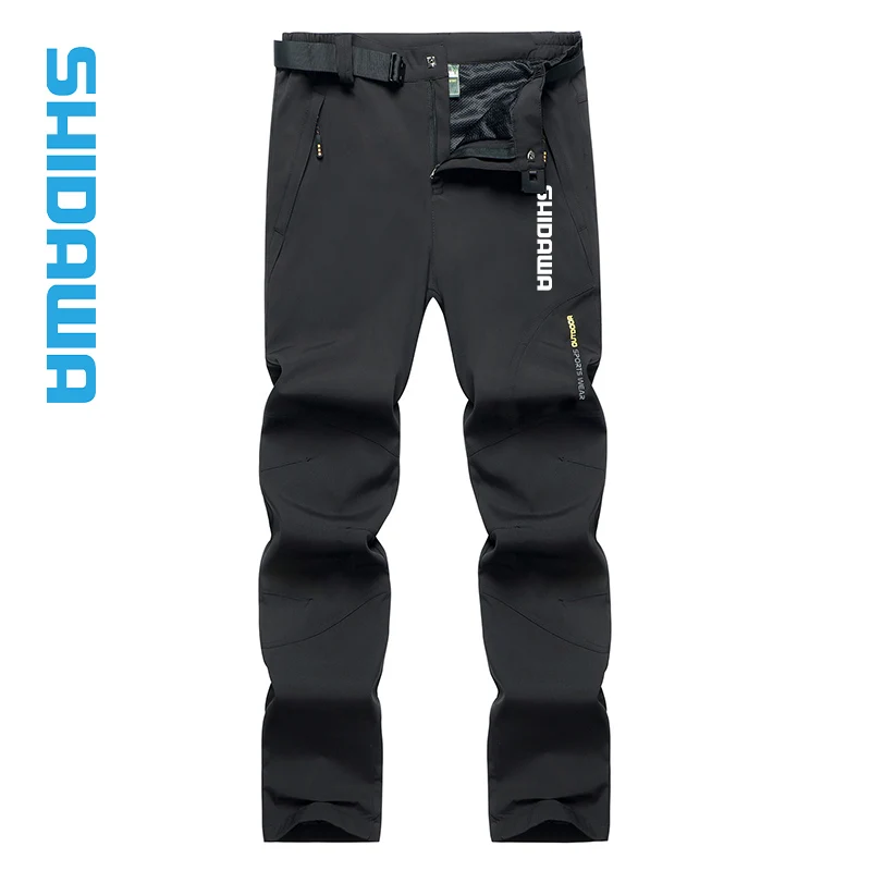 New Spring/Summer Men's Fishing Pants Couple Waterproof Sports Sprint Pants Hiking and Cycling Elastic Breathable Casual Pants