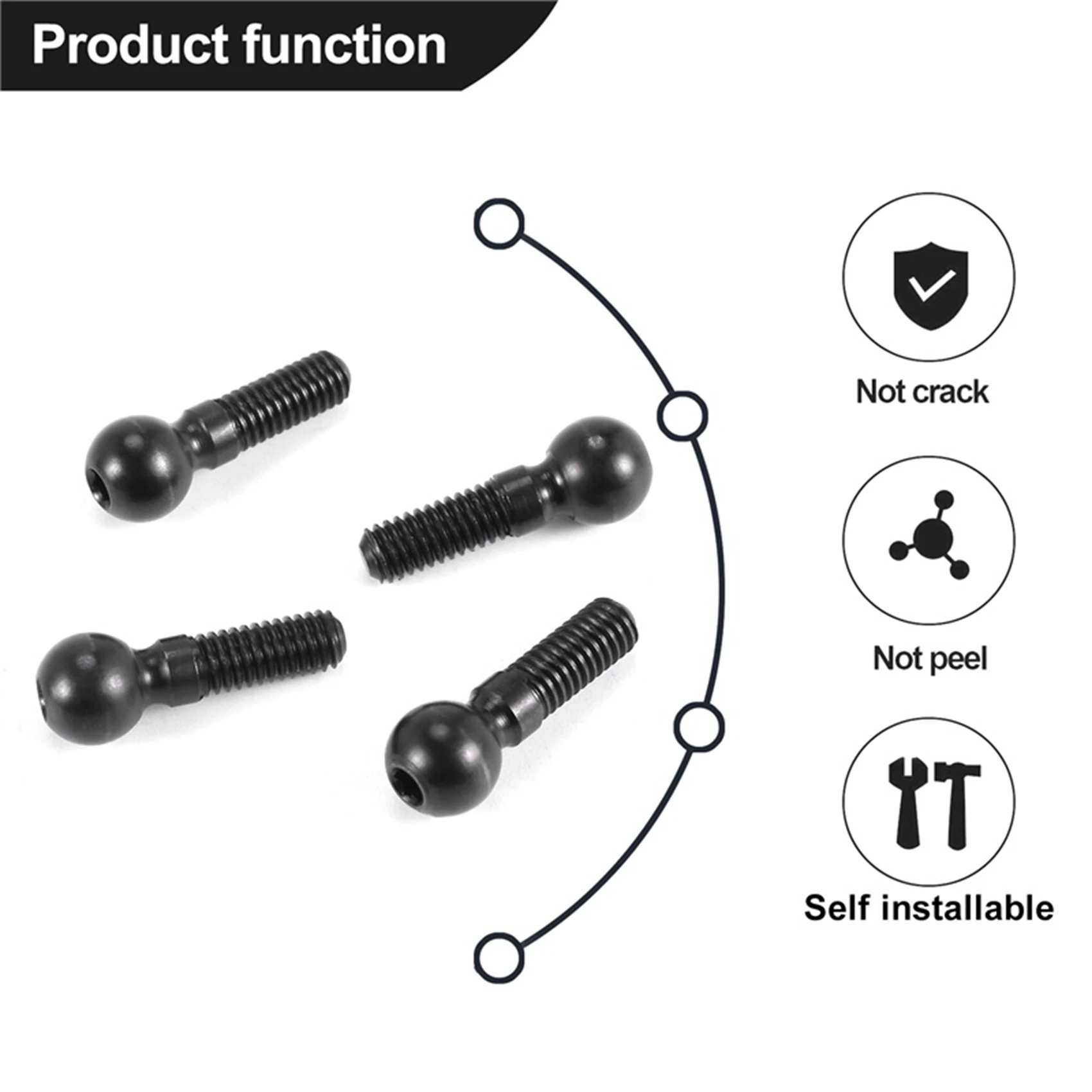 A92Z 4 Pcs Ball Hea…