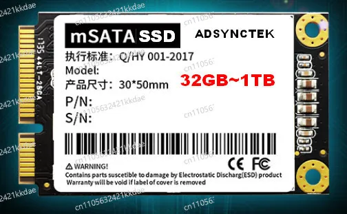 32GB 64GB 120G 128G 256G 512G 1TB 360G SSD Nice Solid state drive mini-SATA mSATA for Industrial IPC soft route laptop desktop P