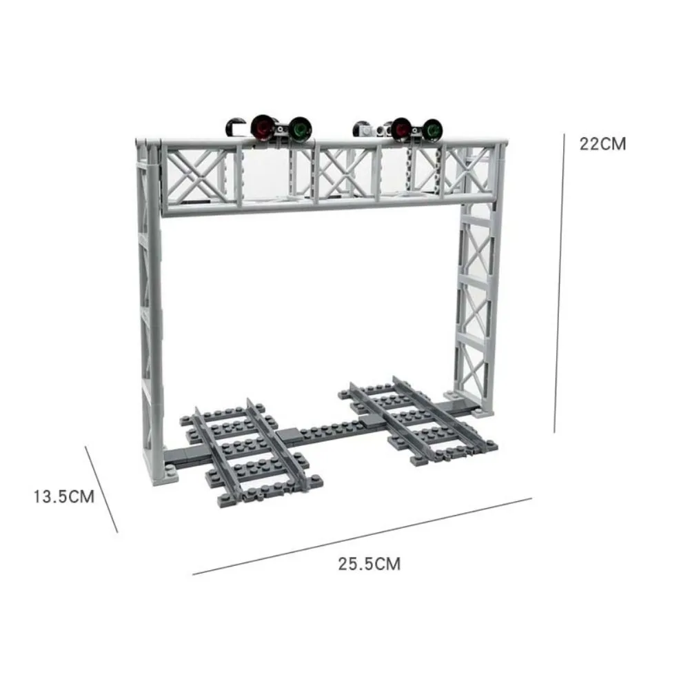 MOC 교통 도로 신호등 램프 뷰 도시 거리 전화대 빌딩 블록 브릭 가로등 키트 모델, 어린이용 DIY 선물