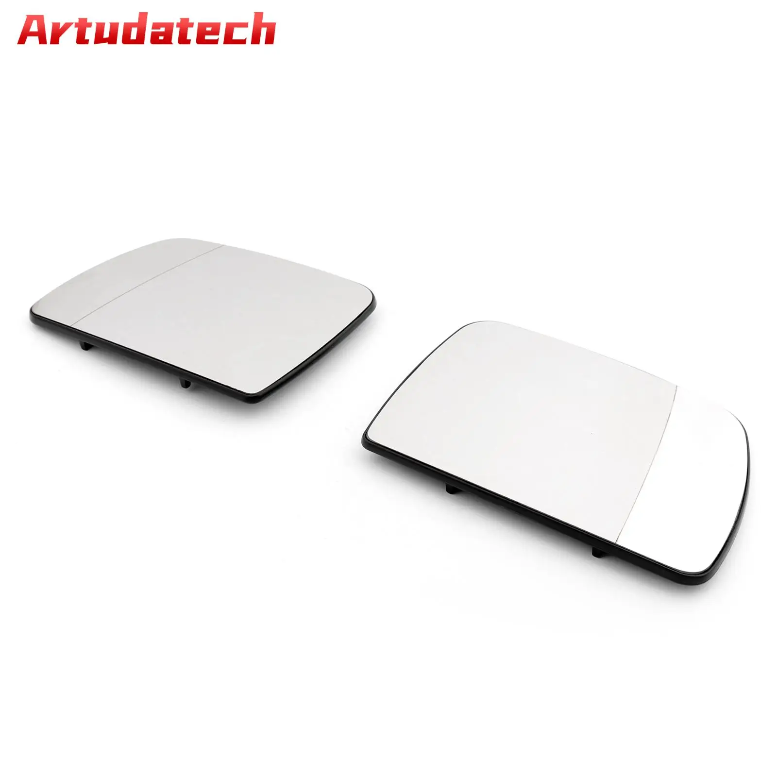 Artudatech For BMW X5 E53 1999-2006 Door Wing Mirror Glass Heated Backing Plate Clear 51167039597 51167039598 Car Parts