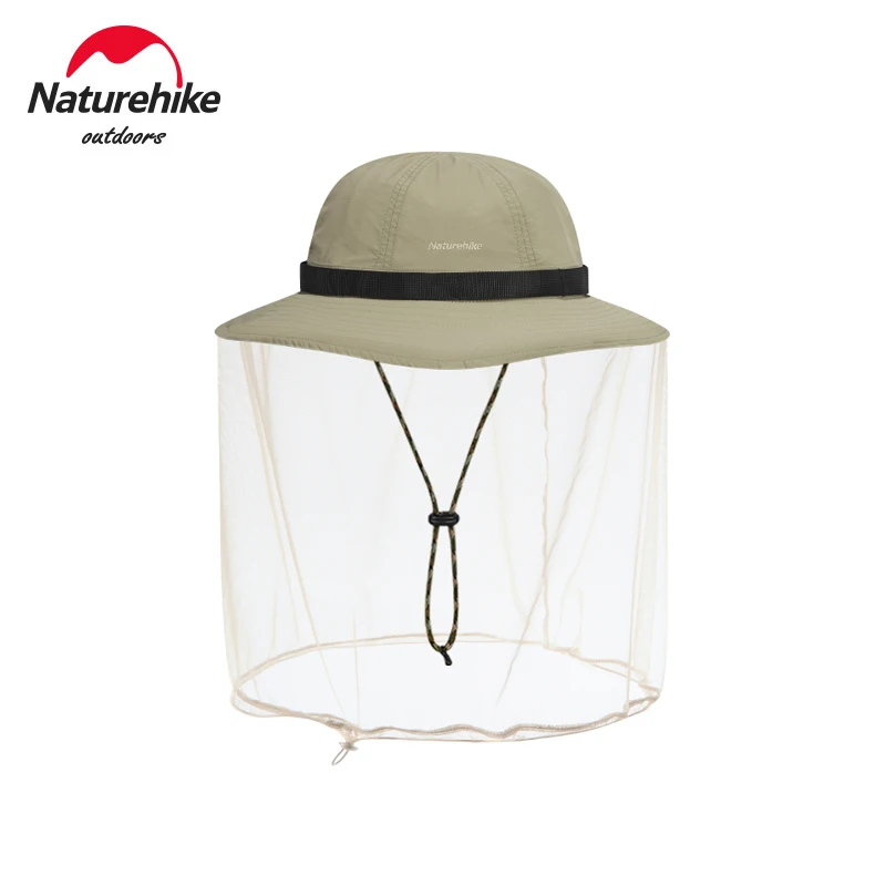 

Naturehike Fishing Cap Outdoor Mosquito Insect Mesh Head Face Hat Protector Travel Camping Cap Breathable Hats Mask