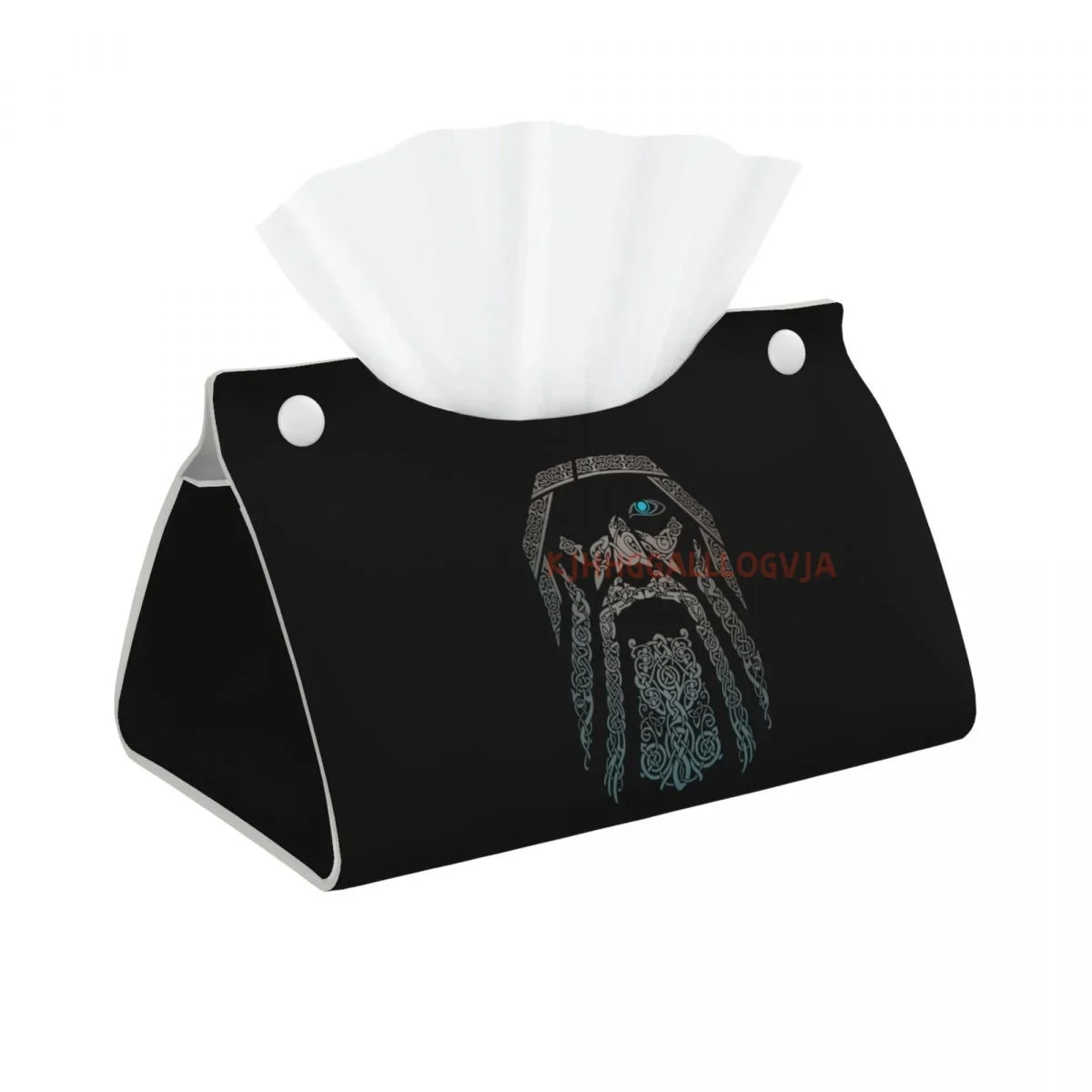 

ODIN Vikings Facial Tissue Box Cover Rectangular 1908 Pink Green PU Leather Tissue Box Holder
