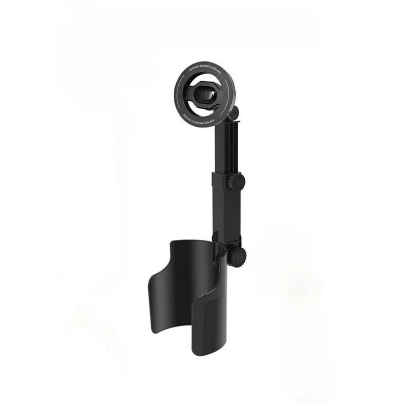 360° Rotating Car-Mounted Magnetic Phone Holder Dual-Function Cup Holder & Phone Mount for Vehicle