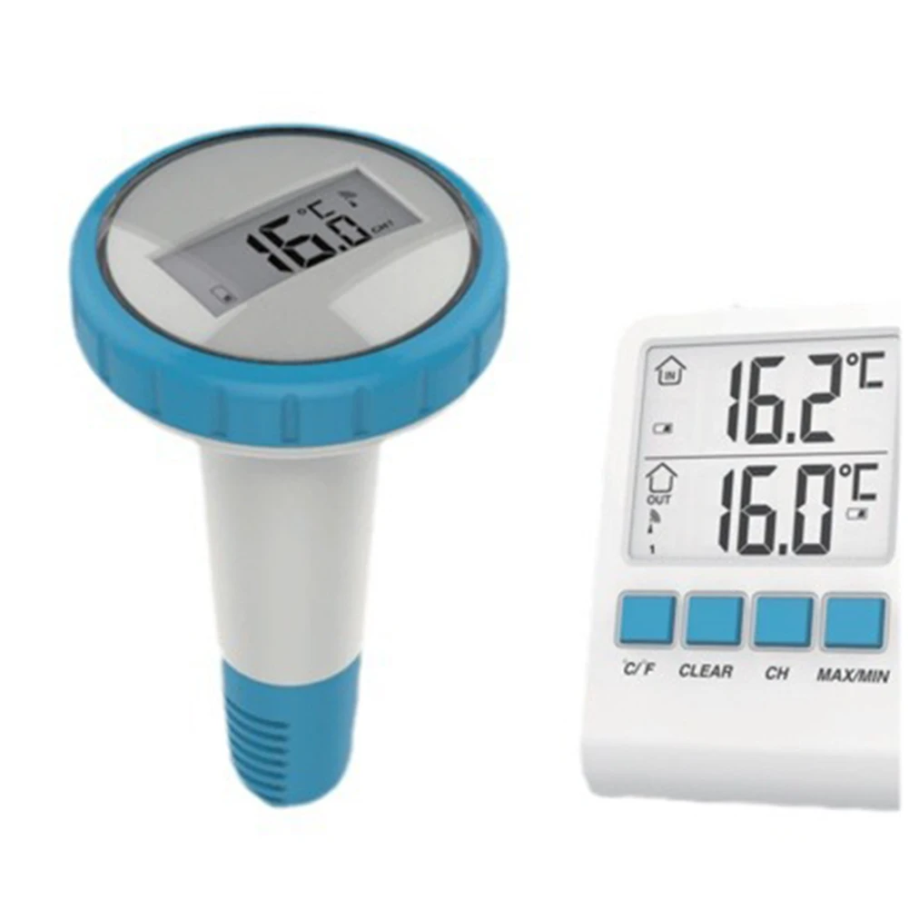 

Термометр для бассейна, простой в использовании, с электронным цифровым дисплеем, интеллектуальный, HD, для улицы, с широким диапазоном измерения температуры