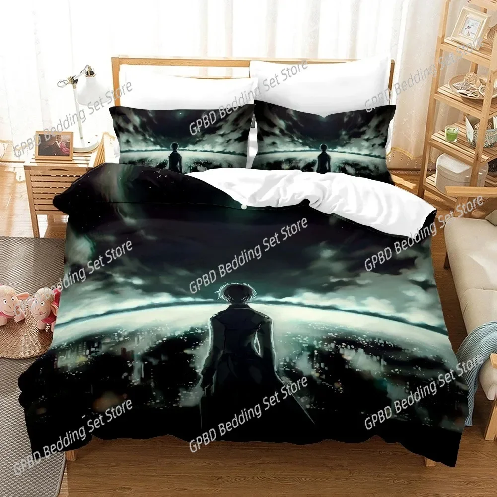 

Anime Tokyo Ghoul 3D Duvet Cover Bedding Set Comforter Linen Pillowcases Home Decor Single Double Twin King Queen