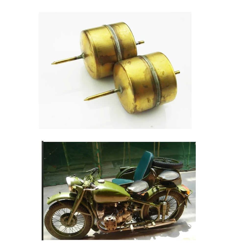 2Pieces URAL CJK750 K750 Motorcycle Carburetor Vintage Brass Copper Floats R71 R75 DNEPR KC750