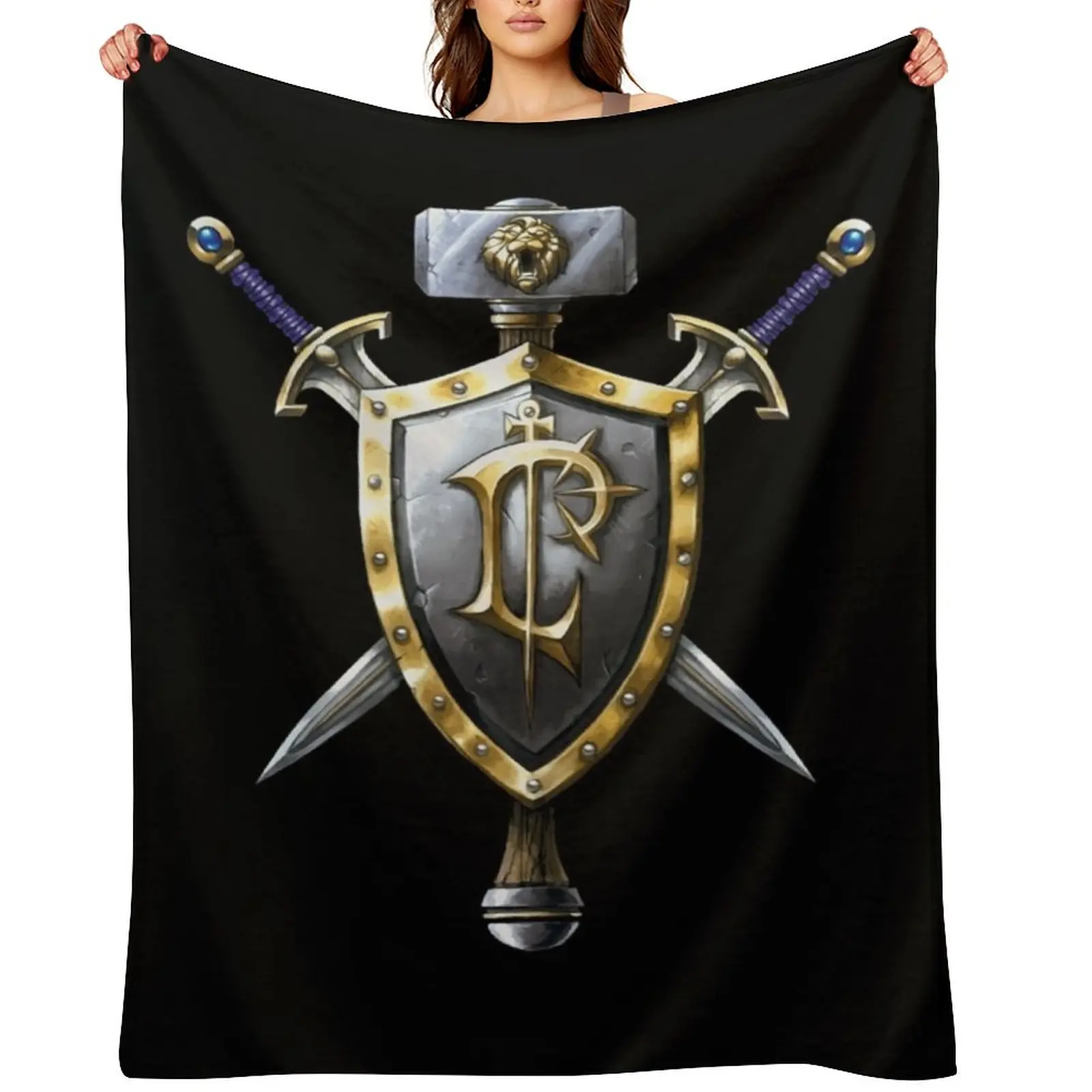 Lordaeron Throw Blanket blankets ands for winter for sofa Stuffeds Hair Single Blankets