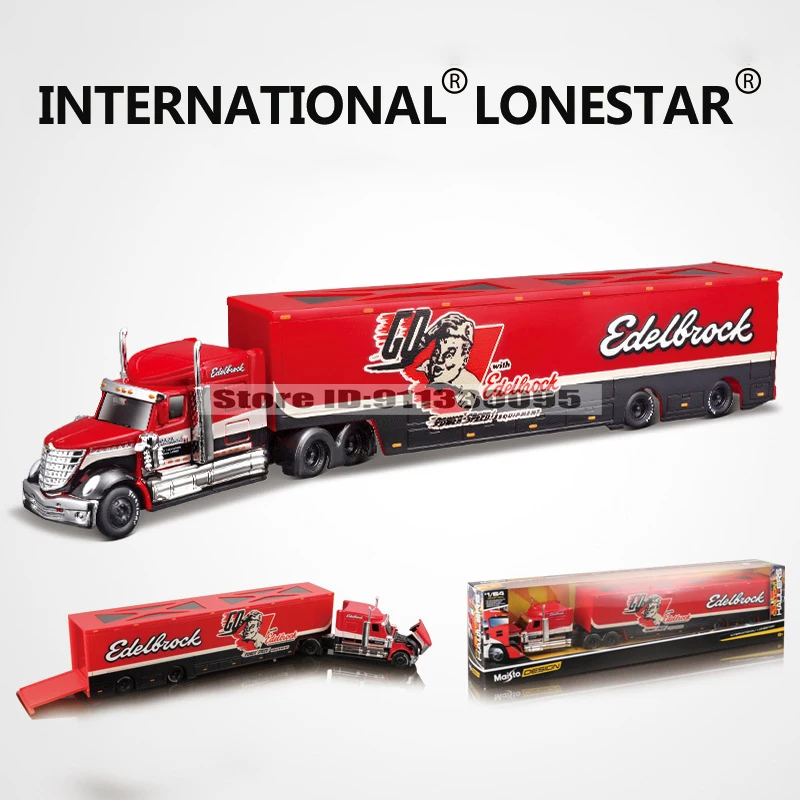 Maisto 1:64 MACK Anthem LoneStar UP Transport Casting Producent Model przyczepy Symulacja Model Alloy Car Collection