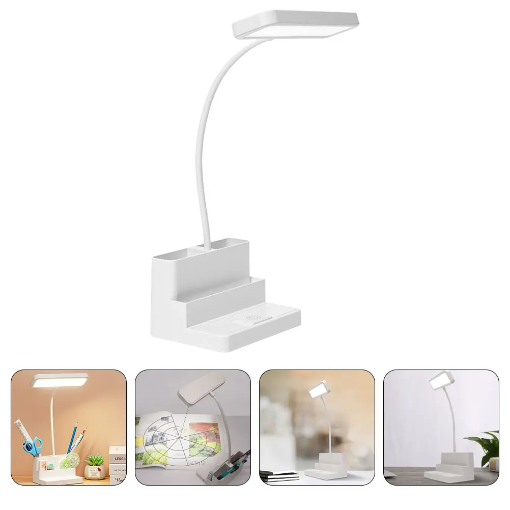 

Touch Control Foldable Table Space-Saving Storage Design Plastic Desktop Light For Bedroom Study Room Usb Student Lamp Led