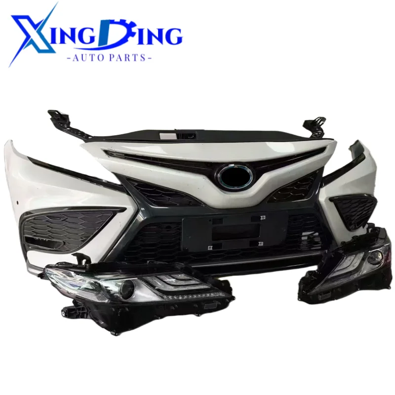 

Suitable for Camry Complete Front Bumper Grille Front Headlight Louver Radar Wiring Harness