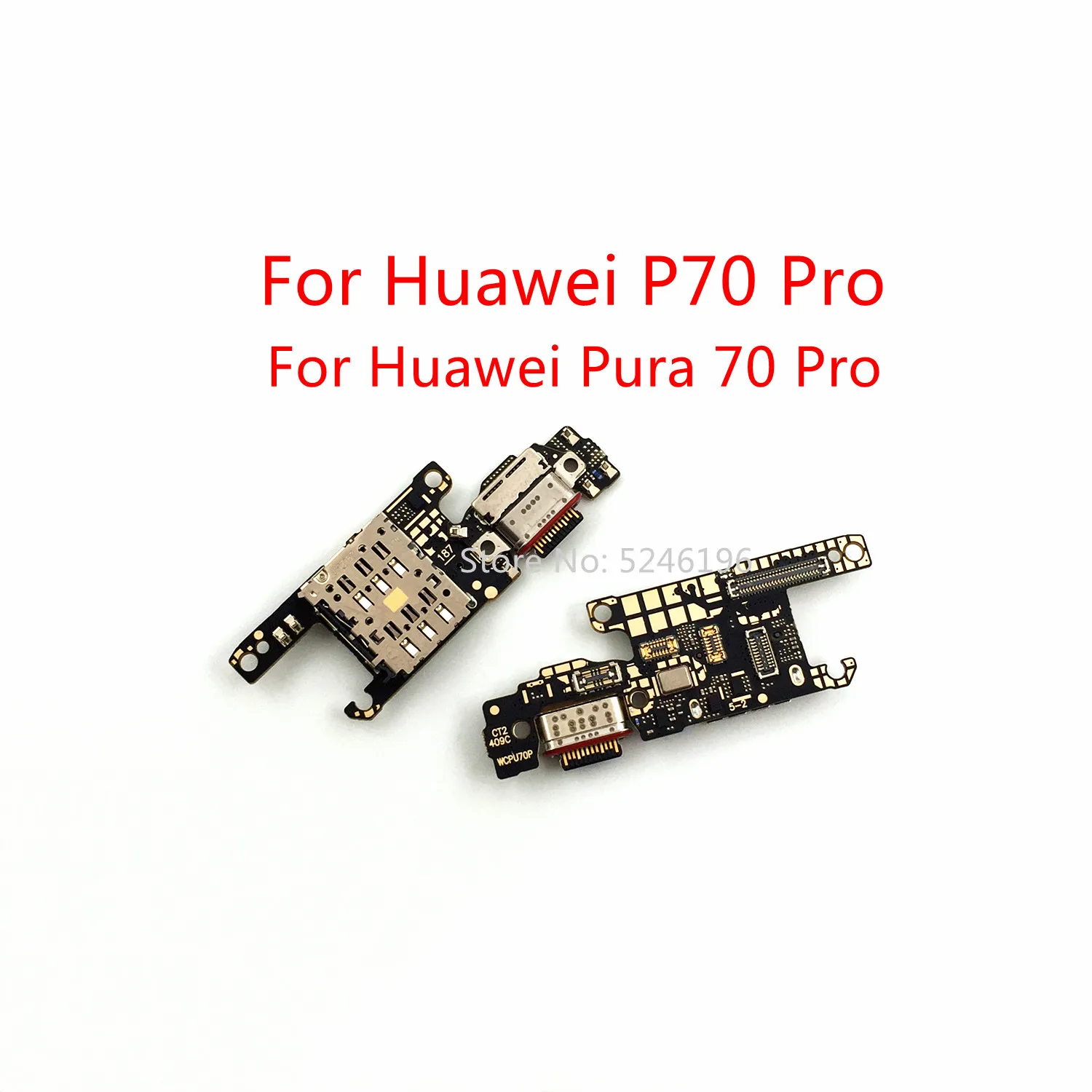 

1 шт. USB-порт для зарядки, разъем для зарядного устройства для микрофона для Huawei P70 Pro, Huawei Pura 70 Pro, запасная часть.