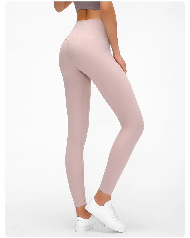 Women19 Colors Pant Second Skin Feel Sporty Pants Women Squat Proof 4-Way Stretch Sport Gym Legging Fitness Tights