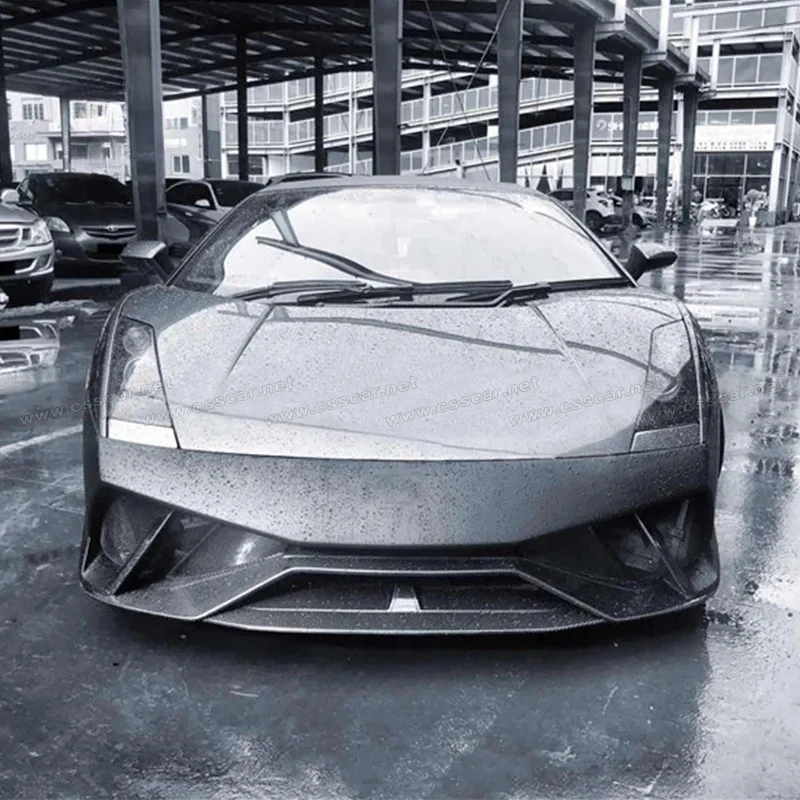 FRP Upgrade to Perform Style Fiberglass Model Car Front Bumper for  Gallardo LP550 LP560 2008 - 2012