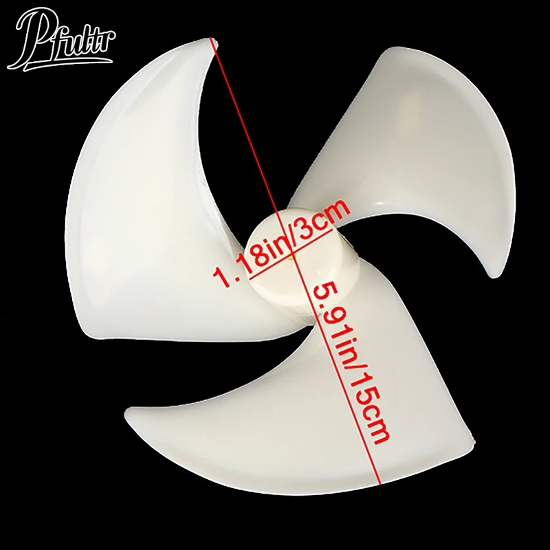 Plástico Fan Blades Fan Condensador Motorde Refrigeração Folha Peças 15 Centímetros de Diâmetro Bcd555 556 550 551 553wkm 1pc Fãs