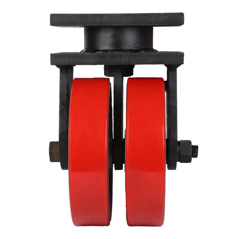 WeiHang 10 INCH Dual  Wheel Super Heavy Duty Load 5 Tons Caster Wheel