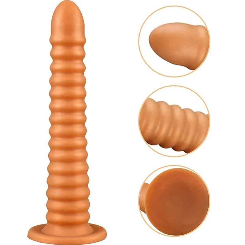 

Huge Butt Plugs Silicone Anal Plug Training Stimulation for Beginners Advanced Users with Strong Suction Cup Women Men Masturbat