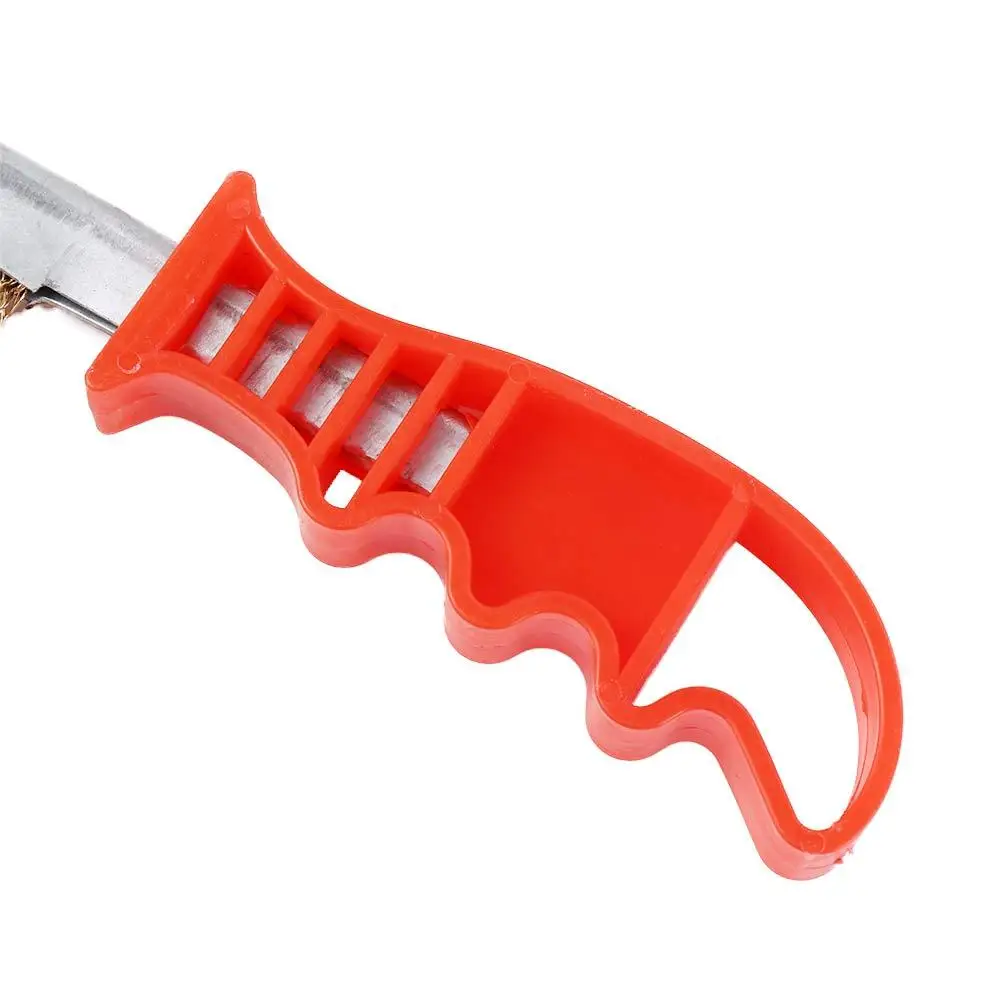 فرشاة سلكية محمولة لإزالة الصدأ وإزالة الأزيز وإزالة التلوث وأدوات تنظيف الشواية وأدوات الشواء #1