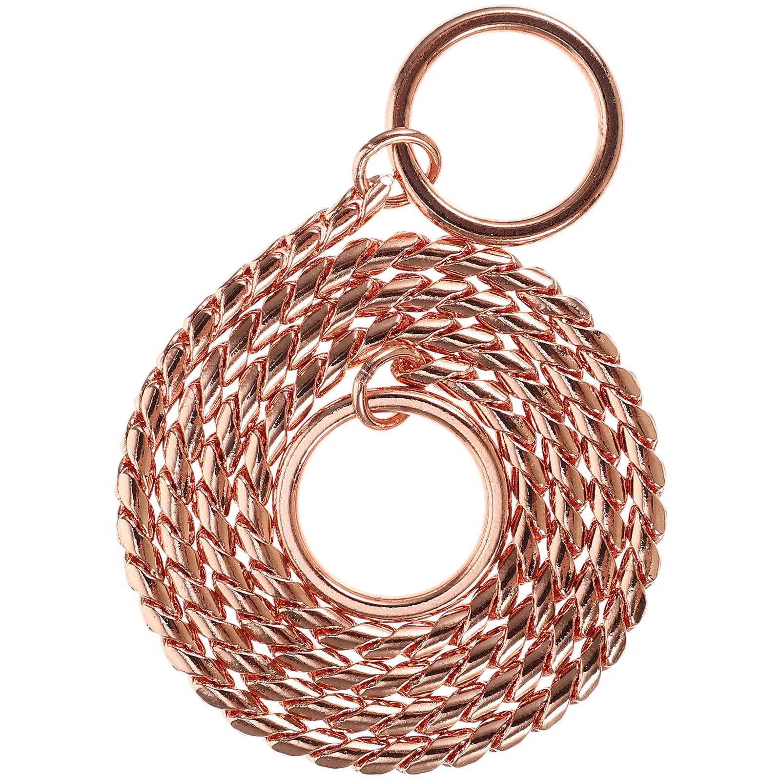 

Stainless Steel Dog Collar Durable Comfortable for Dogs Walking Snake Puppy Leash Metal Traction Chain Dog Leading Chain