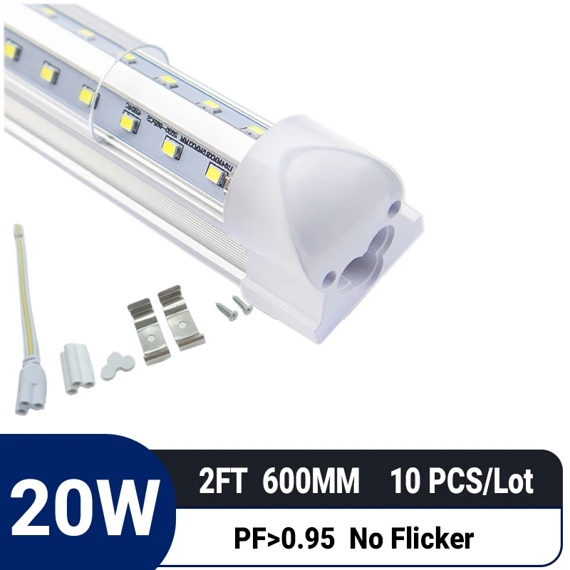 

Светодиодная трубка T8 V-образная 2 фута 20 Вт