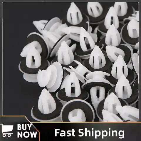 50pcs Door Trim Panel Retainer Fastener Kit Nylon Car Clips Fastener Interior Decoration for BMW E21 E30 E36 E46 E90 E91 E92 E93