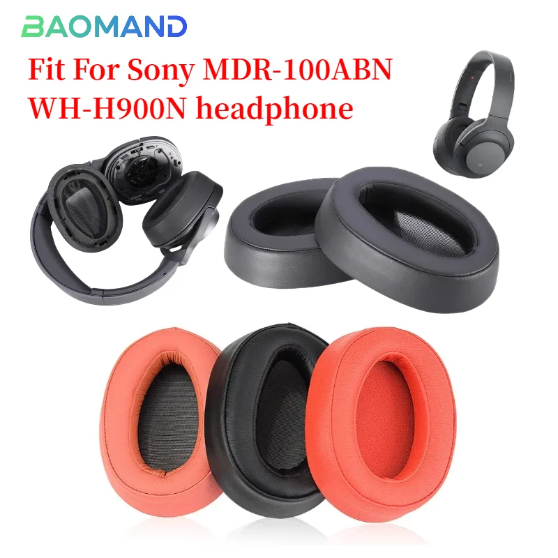 

For Sony MDR-100ABN WH-H900N Original earmuffs with buckle Headphones Memory Foam Ear Cushions High Quality