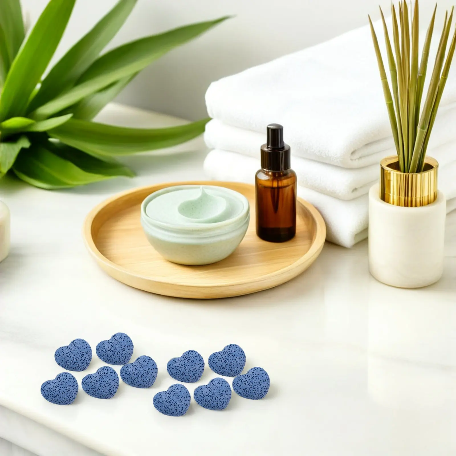 20 Pcs Essential Oil Diffuser Volcanic Stone Aromatherapy Beads for Home Car Fragrance