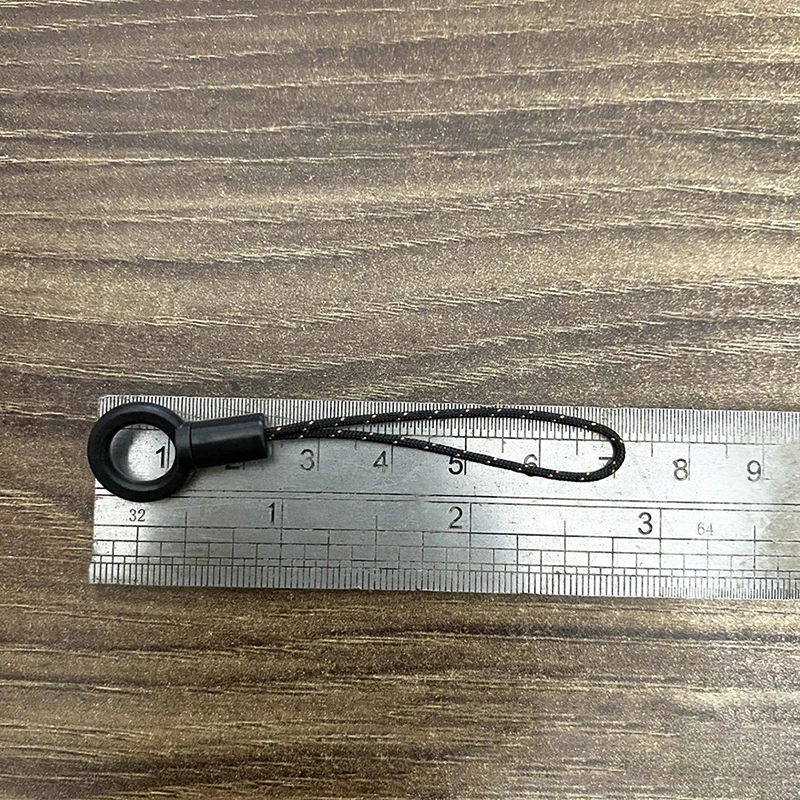 صغير أسود الحبل حبل رئيس مشبك DIY الهاتف المحمول قذيفة ملحق العالمي الهاتف الحبل