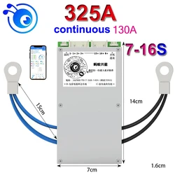 Ant BMS Bluetooth Smart Balance Li-Ion LiFePo4 LTO 18650 Battery Ebike Protection Board 7S 8S 9S 10S 11S 12S 13S 14S 15S 16S