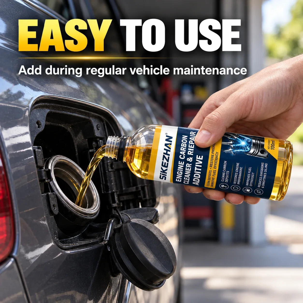 Universal 100ml Auto Engine Anti-Wear Motor Oil Additive Friction Reducer Protectant Car Truck Motorcycle Maintenance Care Tool