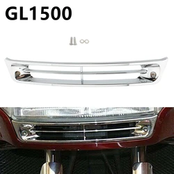 For Honda Gold Wing GL 1500 Goldwing GL1500 - CHROME/Black lower headlight grille/grill