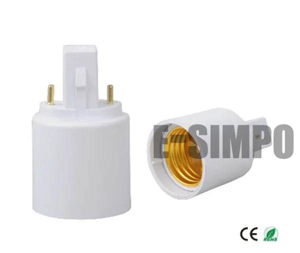 G23 to E27 Lamp base adapter G23 to E26 E27 Lamp base converter CFL LED Halogen Light Bulb Lamp Adapter Holder Converter