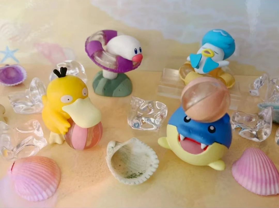 

Spot PokéMon Yummy Wubo Rainbow Horse New Leaf Meow Geng Gui Keda Duck Ornament Small Hand Handmade Blind Box Birthday Gift