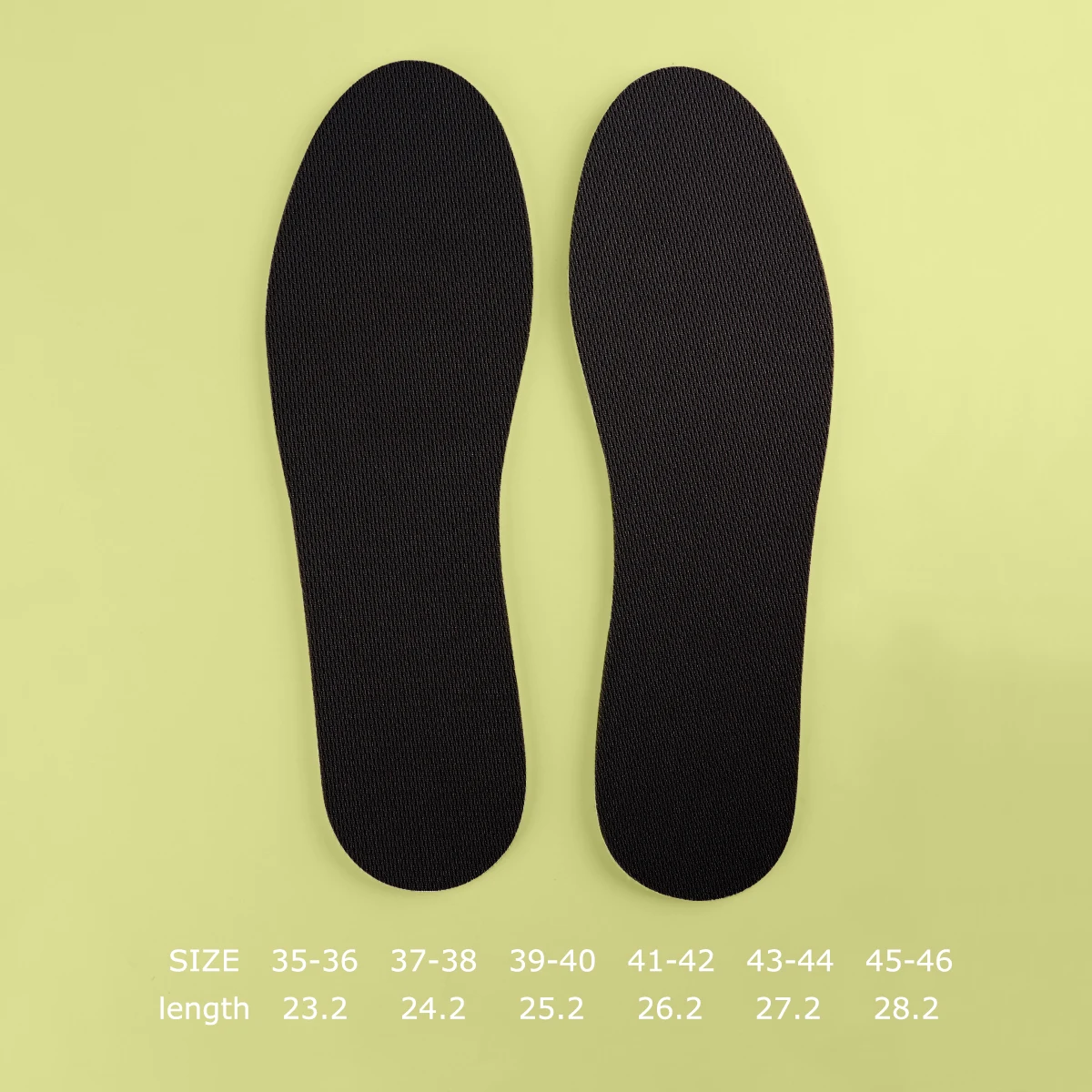 Männer Frauen Unisex Sport Schuheinlagen BlackSoft Atmungsaktive Deodorant Stoßdämpfung Pads für kräftiges Gehen Lauftraining – Detail 1