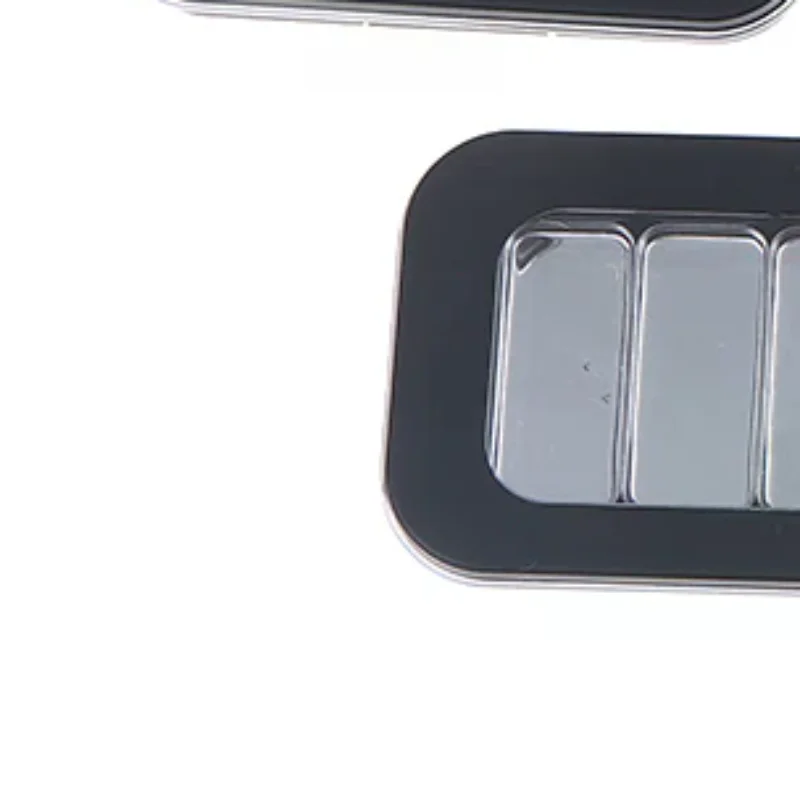 Leere magnetische Kosmetikpalette mit Spiegel, 1/2/3/4/6/8 Gitter, Eisenplatte, Lidschatten, Rouge, Lippenstift, DIY, Glitzer-Make-up-Box