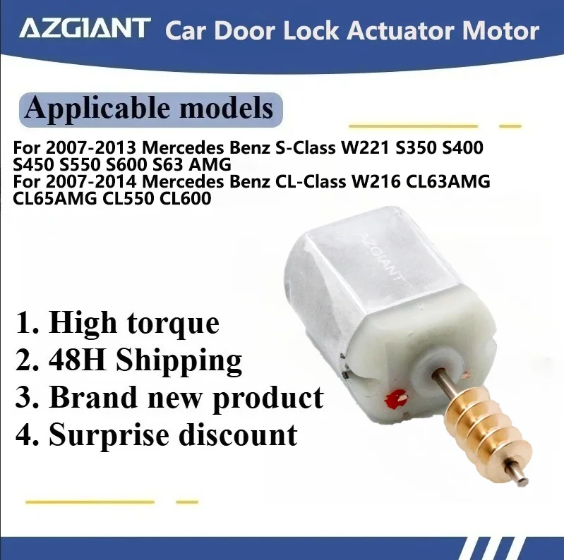 

AZGIANT Car Door Lock Motor for Benz S-Class W221 S350 S400 S450 S550 S600 S63 AMG/CL-Class W216 CL63AMG CL65AMG CL550 CL600