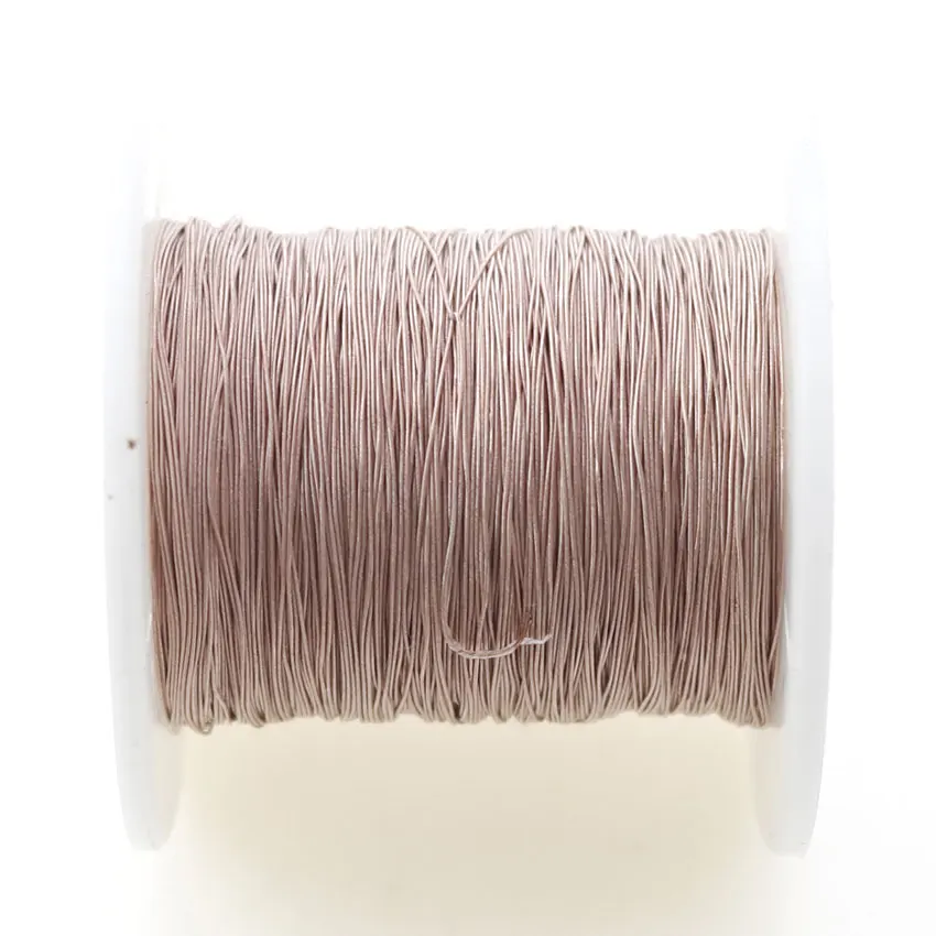 Cltgxdd 100m/lot 0.07*5 Strands Litz Wire Multi-strand Polyurethane Enameled Copper Wire Polyester Silk Envelope Yarn